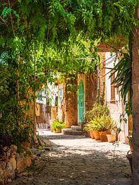 Deià dorp in Mallorca met tuin