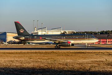 Take-off Royal Jordanian Airbus A320 (JY-AYX). by Jaap van den Berg