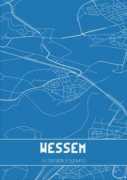 Blueprint | Map | Wessem (Limburg) by Rezona