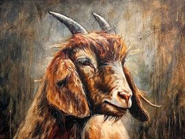 Junges Zicklein in der Sonne