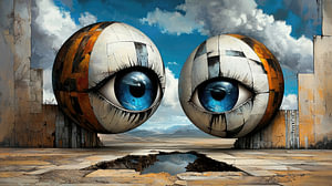 Das Duell der blauen Augen