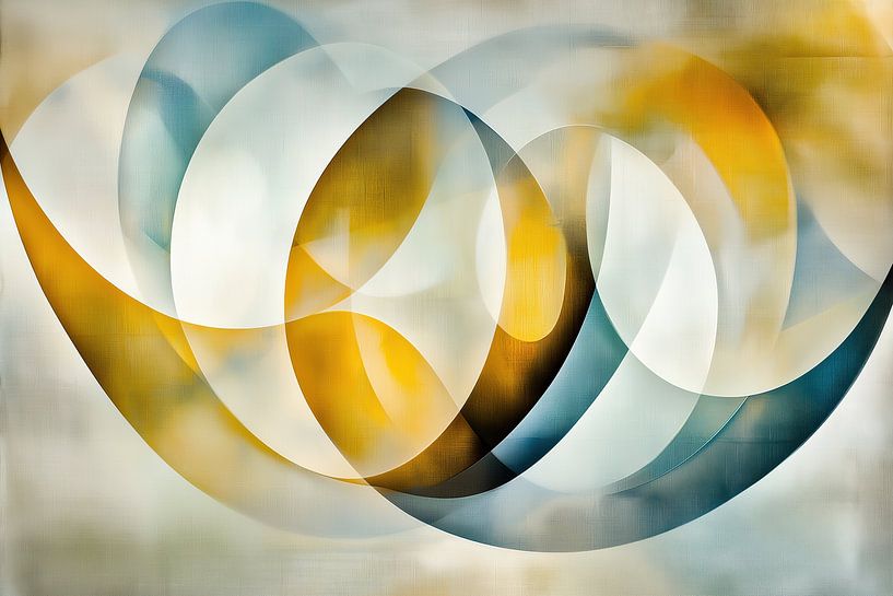 Abstracte vormen van Wall Wonder