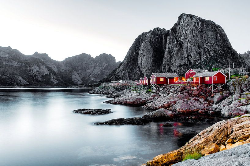 The Famous Rorbuer's of Hamnoy! van Madan Raj Rajagopal