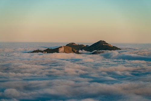Alpspitz, Edelsberg and Reutter Wanne in inversion weather