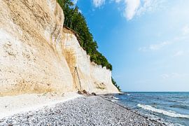 Kreidefelsen an der Küste der Ostsee auf der Insel Rügen von Rico Ködder