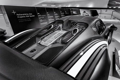 Échappement Porsche 918 Spyder (hybride)