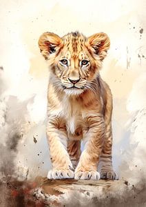 Bébé lion