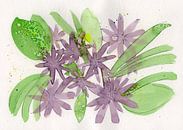 Blumenviolett II von Irene Hoekstra Miniaturansicht