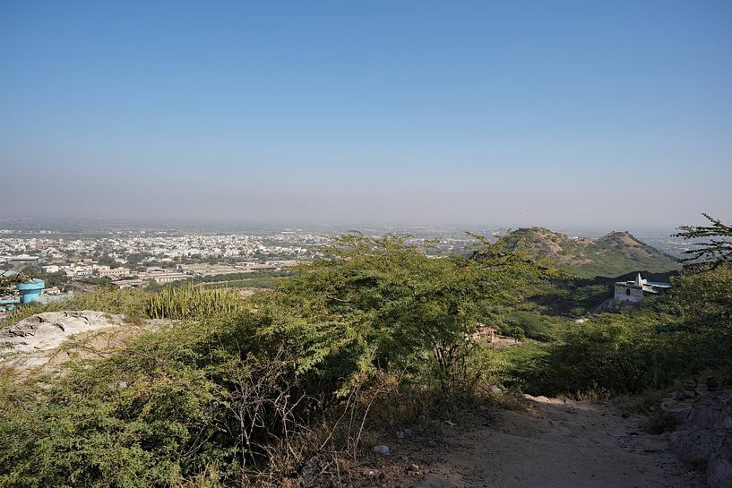 Panoramic view of Bhuj and its hills by Frank Photos