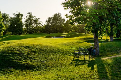 Perfecte dag op de golfbaan