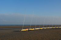 Sail trucks on the beach
