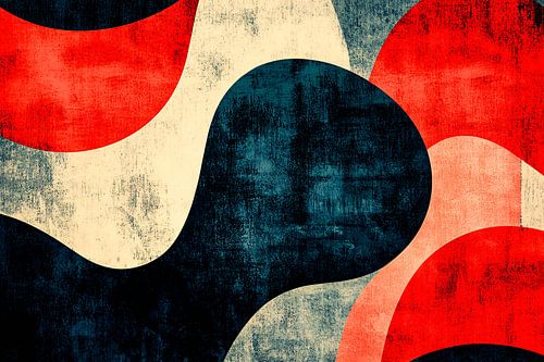 Abstract geometrisch patroon kunstwerk