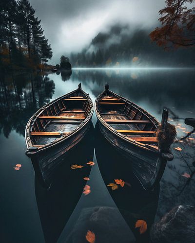 Boats on the lake