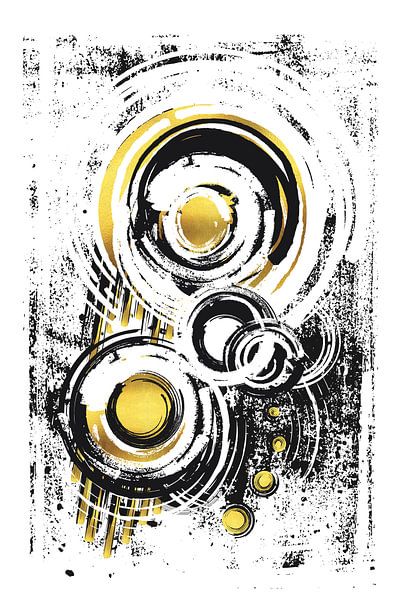 ABSTRACT ART Orbits by Melanie Viola