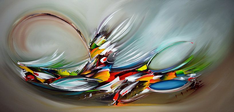 Abstract Green by Gena Theheartofart