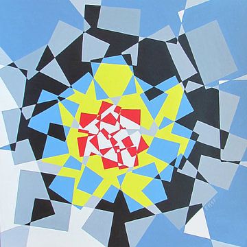 EH PAINTING ART 1995 #1051 Wirkung Original von Willem Hartgers