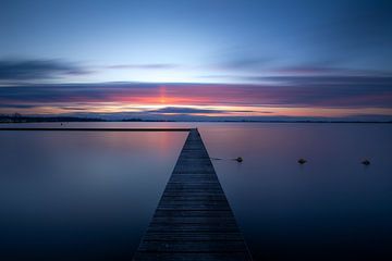 Schildmeer, start of spring by P Kuipers