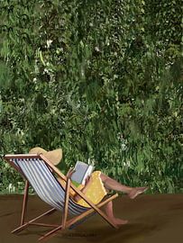 Lecture dans le jardin sur Osheensgallery