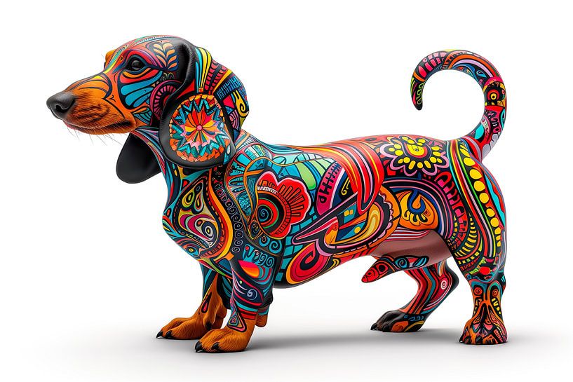 La vie est plus belle avec un Teckel par Harry Hadders Design