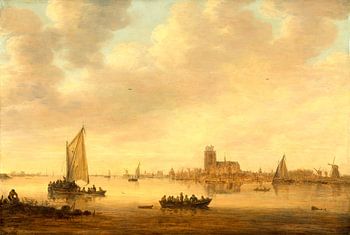 View of Dordrecht from the Dordtse Kil, Jan van Goyen