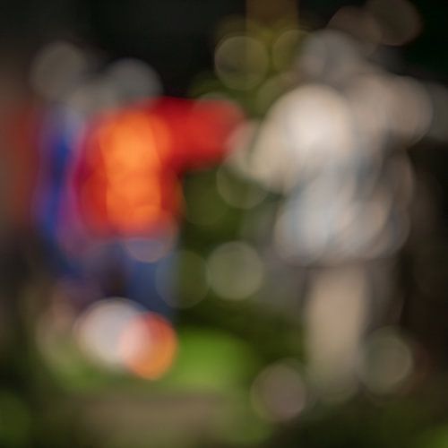 Rood voetbalt tegen wit van Eugene Winthagen