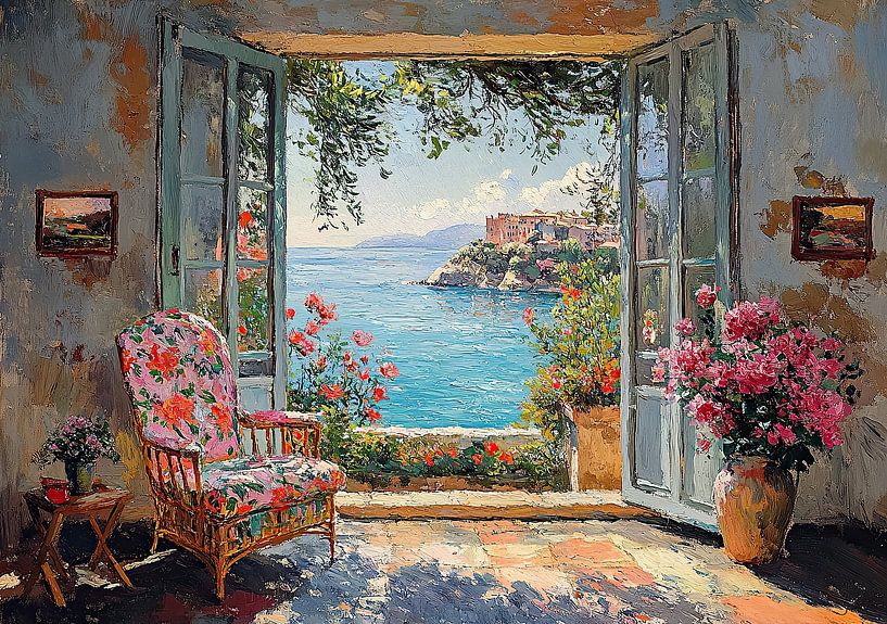 Matisse inspires Open Window See by Niklas Maximilian