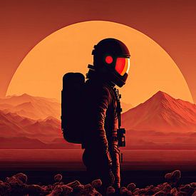 Missie naar Mars - Mars Explorer van Tim Kunst en Fotografie