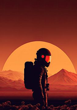 Mission zum Mars - Mars Explorer von Tim Kunst en Fotografie