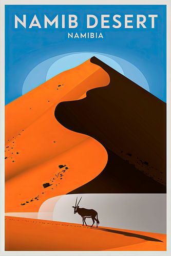 Namib-woestijn, Namibië.