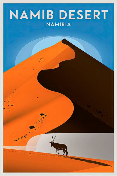 Namib Desert, Namibia. by Poster Art Shop