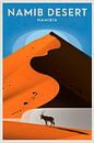 Namib Desert, Namibia. by Poster Art Shop thumbnail