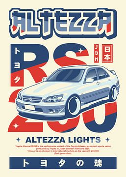 Toyota Altezza RS200 von Kaminarirace