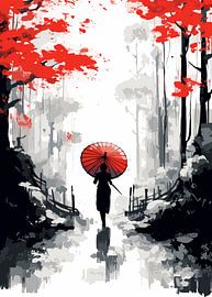 Ukiyo Japanese Painting by Cross