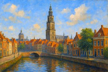Groningen, Niederlande Gemälde. von Johannes
