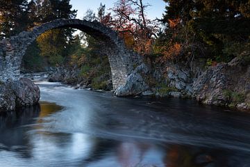 The bridge at Carrbridge, Scotland by Fenna Duin-Huizing