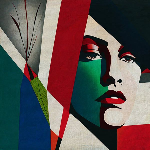 Portrait of Angelique 2 by Jan Keteleer (JanKé): A Journey Beyond the Canvas