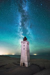 Rubjerg Knude Fyr mit der Milchstraße