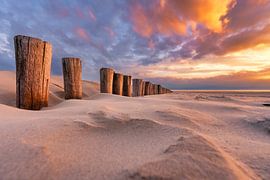 Sunset on Ameland by Kevin van Leeuwen