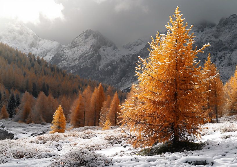 Winterlandschaft von fernlichtsicht