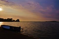 Zons ondergang in Muiderberg