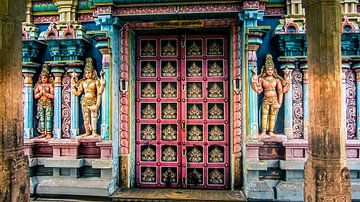 Toegangspoort Ranganathaswamy Srirangam Tempel van Peter Segers