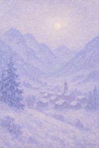 Tannheimer Tal Schneetales – Tiroler Alpen Winterimpressionismus