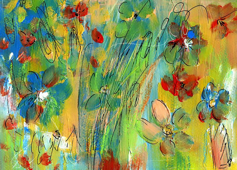 love of flowers by Claudia Gründler