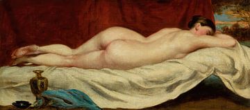 Sleeping female nude by Peter Balan