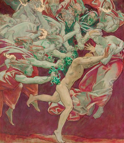 John Singer Sargent – Study for “Orestes and the Furies” (c. 1920–1921) | Mural Study