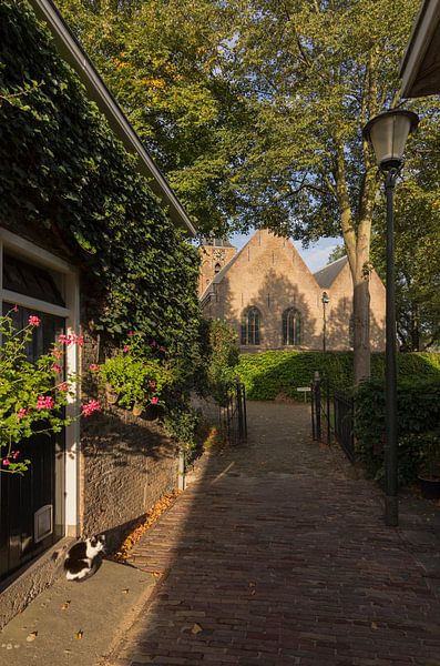 Alley to the Church in Schiedam by Charlene van Koesveld