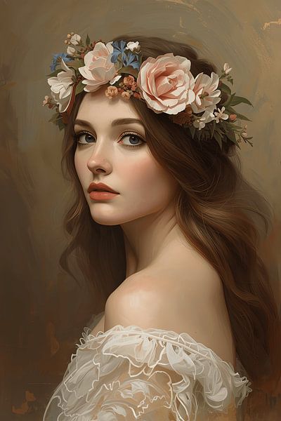 Flower crown - The queen of spring by Dante S