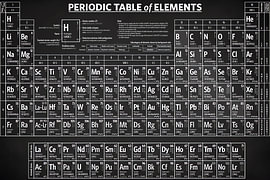 Monochrome periodische Elemente von Vickie Cramer
