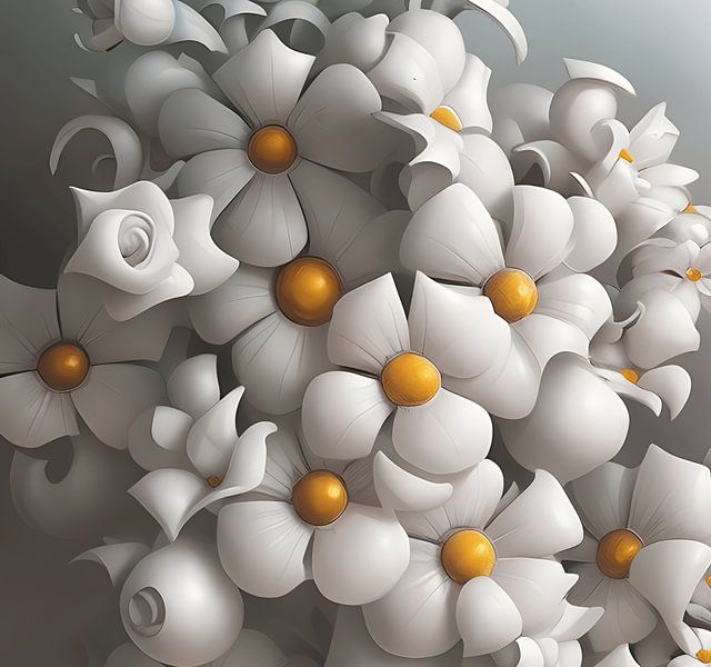 Bloemrijke mijmering van Mavro Orbino