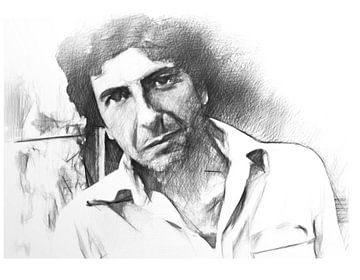 Leonard Cohen. by Yolanda Bruggeman